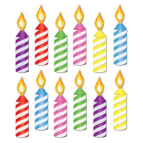 Printable Birthday Candles